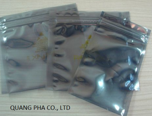 Túi ESD zipper - Gói Hút ẩm Và Vật Liệu Đóng Gói Quang Pha - Công Ty TNHH DV Và TM Quang Pha
